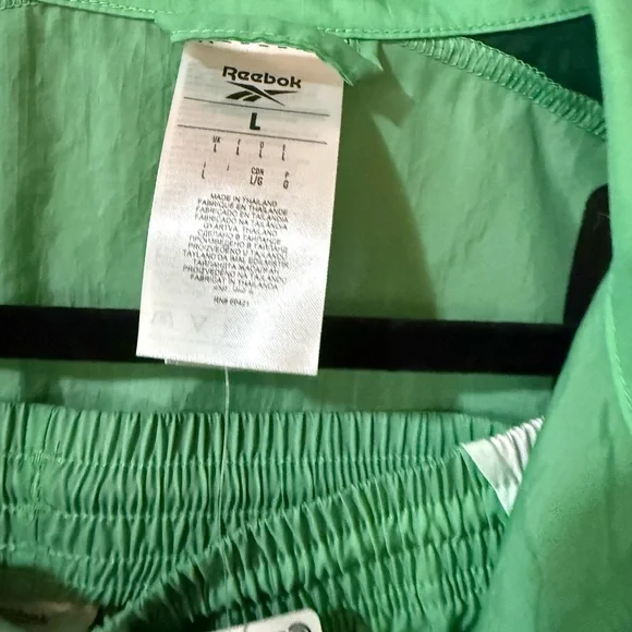 Reebok Green and White Track Suit
